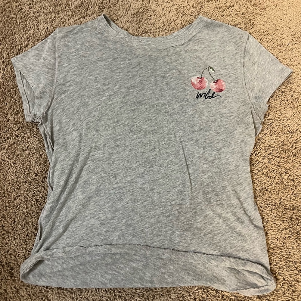 Free People Gray Top